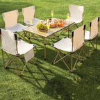 Ensemble Table & Chaises de Camping Pliantes – Portable & Léger