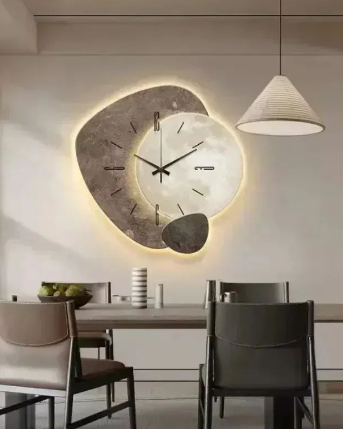Horloge Murale en Bois - Élégance Silencieuse pour Votre Intérieur