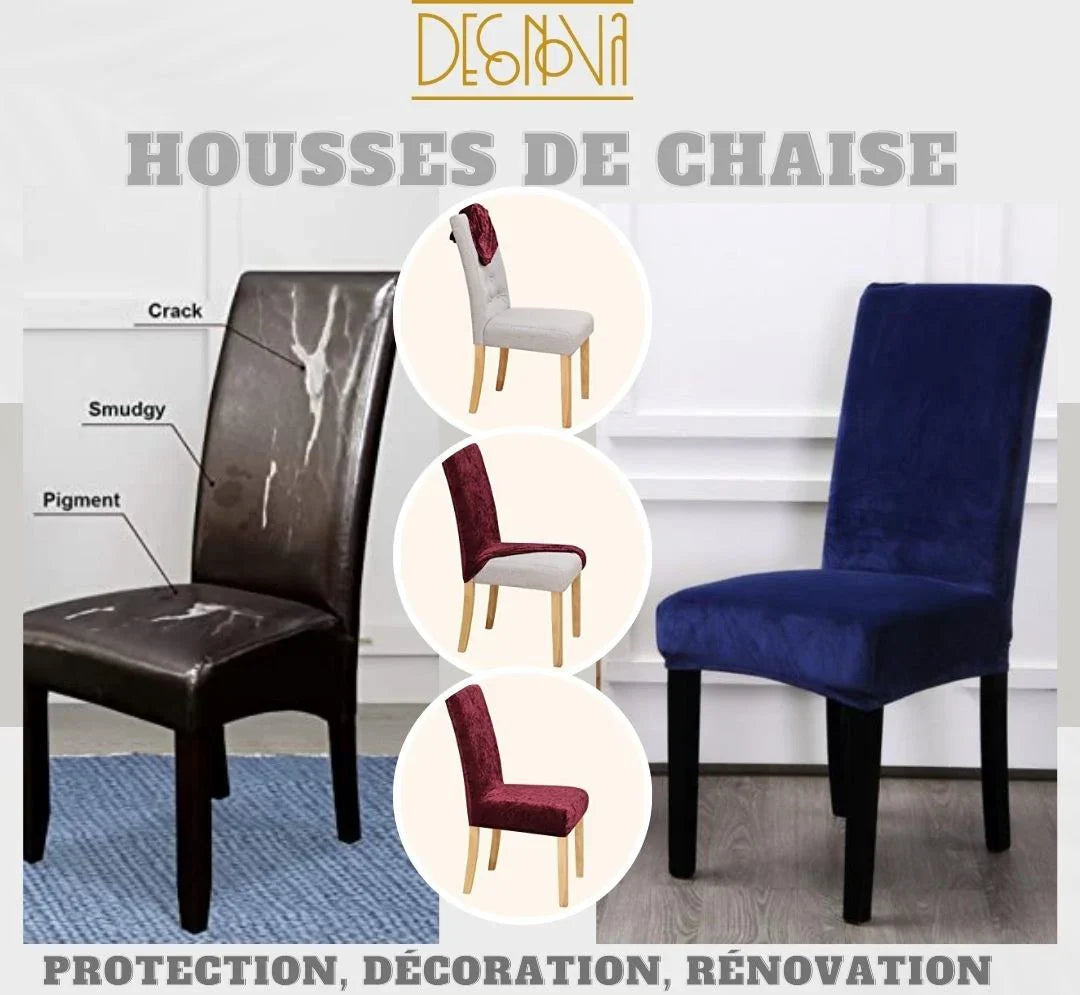 Housse de Chaise Velour