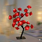 Lampe de Table Arbre Fleur de Rose 24 LED