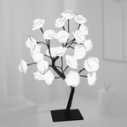 Lampe de Table Arbre Fleur de Rose 24 LED