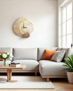 Horloge Murale en Bois - Élégance Silencieuse pour Votre Intérieur