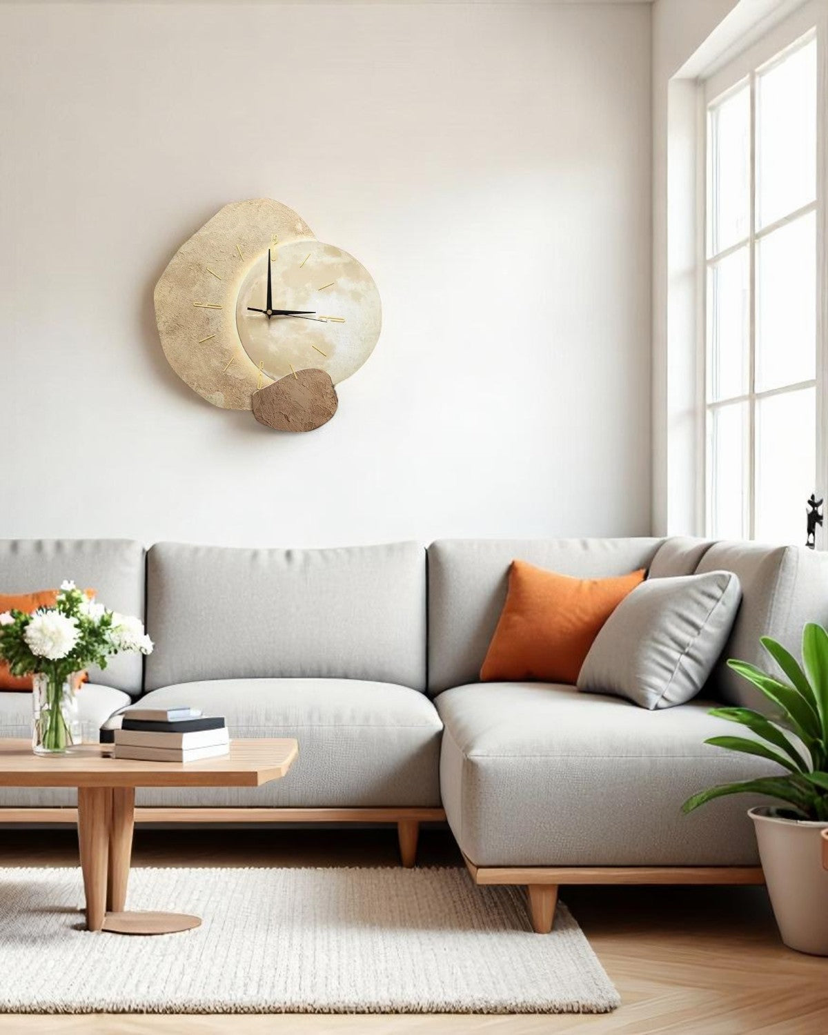 Horloge Murale en Bois - Élégance Silencieuse pour Votre Intérieur
