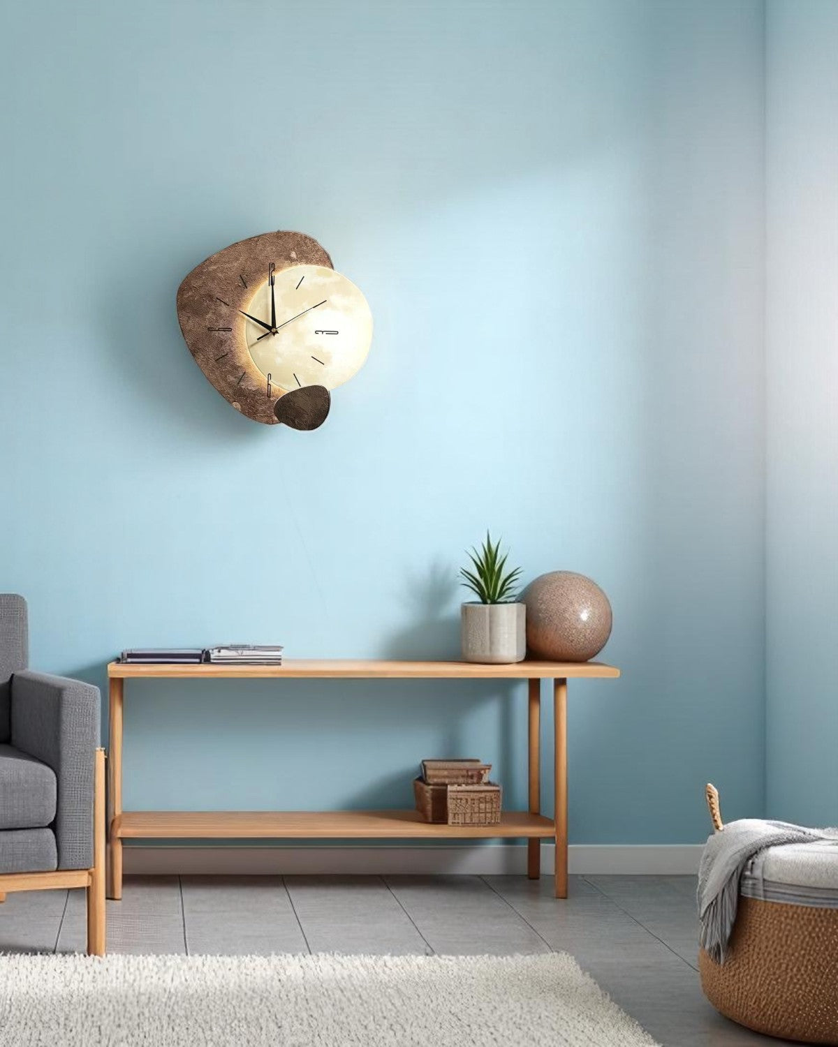 Horloge Murale en Bois - Élégance Silencieuse pour Votre Intérieur