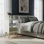 Table de Chevet avec 2 Tablettes