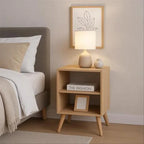 Table de Chevet avec 2 Tablettes