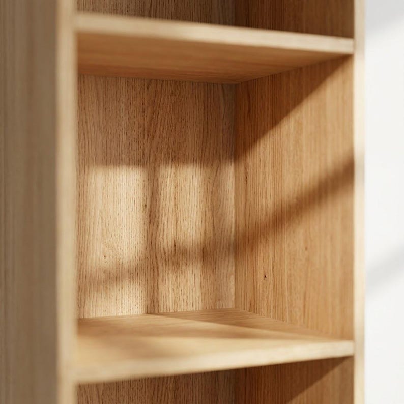 Étagère cube en bois minimaliste,