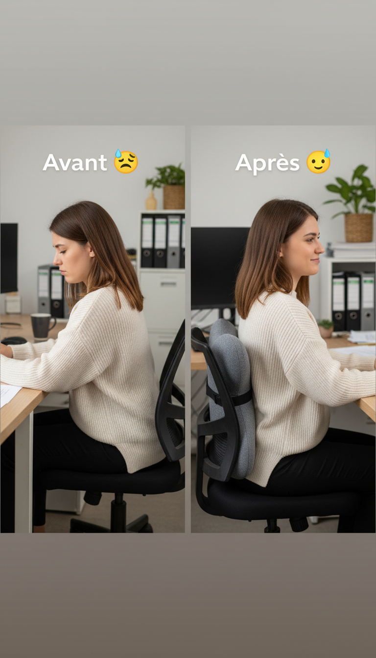 coussin ergonomique de confort